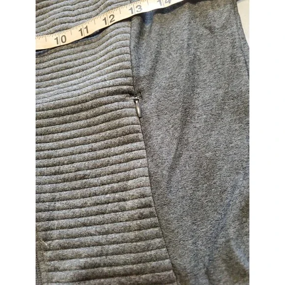 Mondetta Meduim Jacket Lightweight Zipoed Gray Textured Pockets Womens - Picture 8 of 16